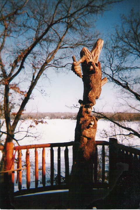 Bear Totem Pole